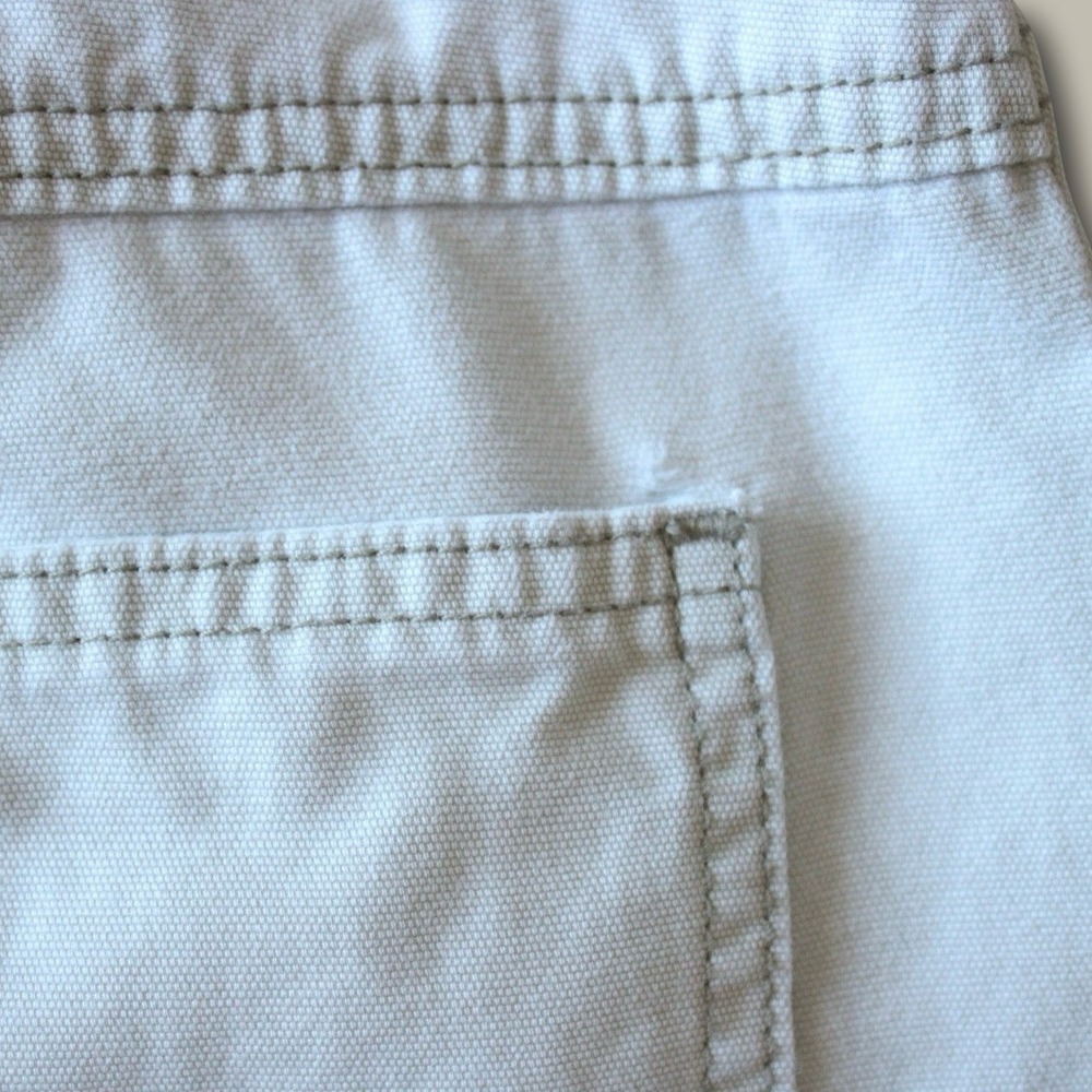 Old Navy Vintage 90s Painter Carpenter Shorts 32 Stone Beige Canvas Utility - Picture 8 of 8